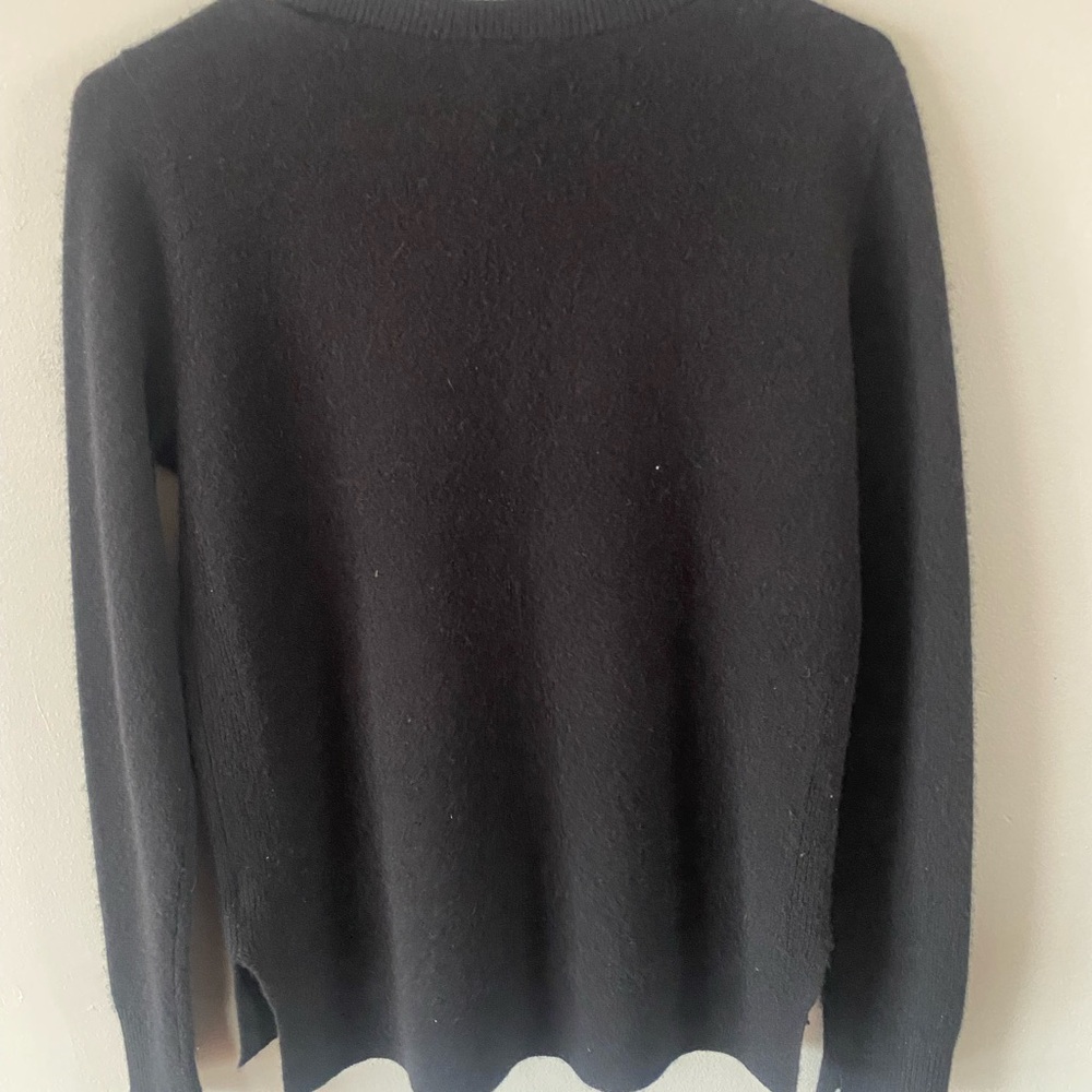 Halogen Black Cashmere Sweater - Picture 3 of 6